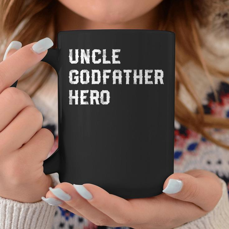 Uncle Godfather Hero Patriotic Gift From Niece Coffee Mug Unique Gifts