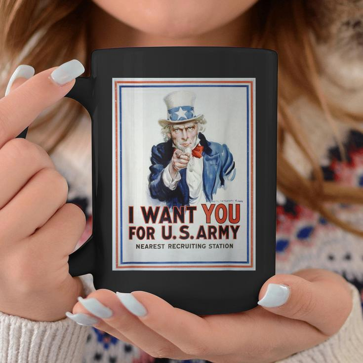 Uncle Sam I Want You For Us Army Vintage Poster Coffee Mug Unique Gifts
