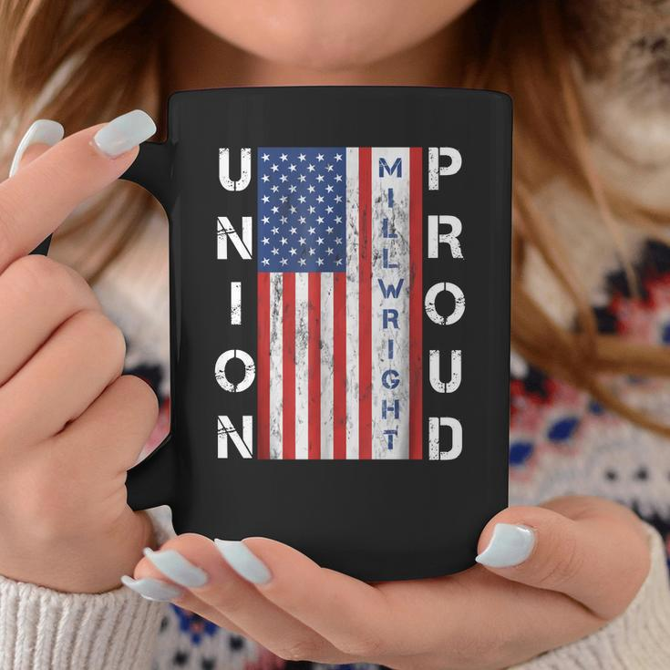 Union Proud American Flag Millwright Coffee Mug Personalized Gifts