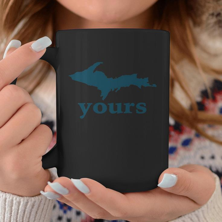 Up Yours Michigan Funny Upper Peninsula Apparel V2 Coffee Mug Personalized Gifts