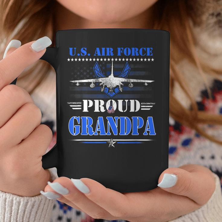 Us Air Force Proud Grandpa Fathers -Usaf Air Force Veterans Coffee Mug Funny Gifts