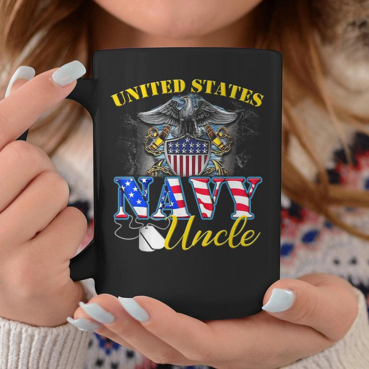 Us Military Navy Uncle With American Flag Veteran Gift Coffee Mug Unique Gifts