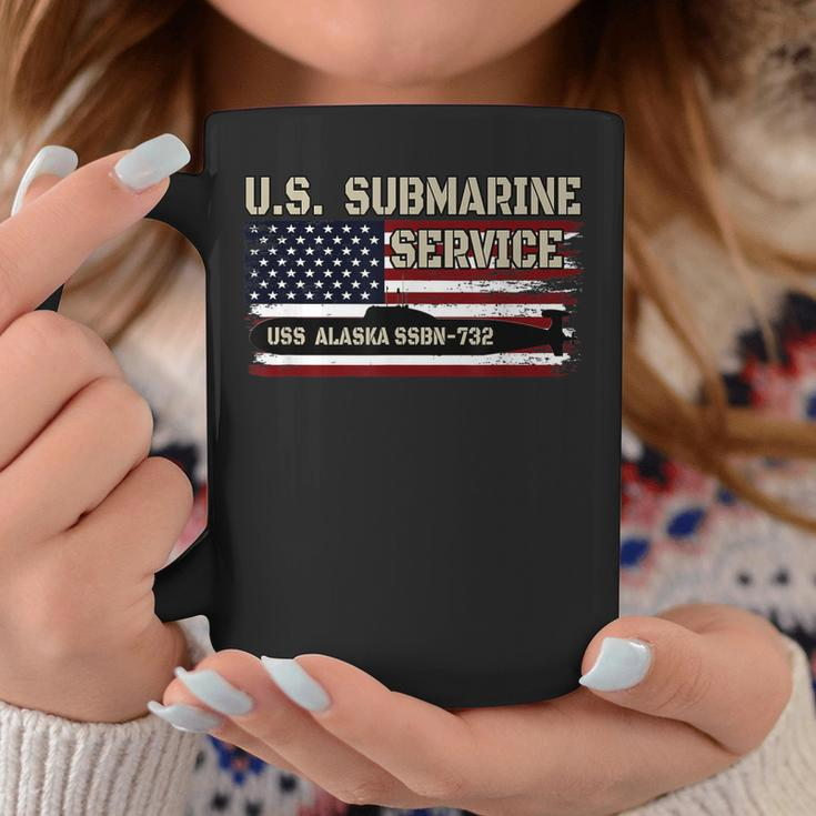 Uss Alaska Ssbn-732 Submarine Veterans Day Fathers Day Coffee Mug Funny Gifts