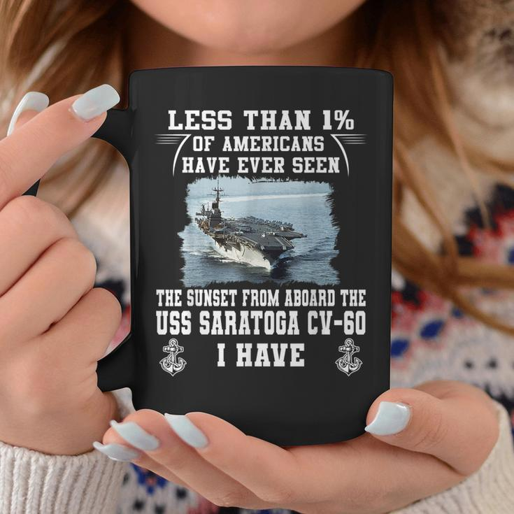 Uss Saratoga Cv-60 Aircraft Carrier Coffee Mug Funny Gifts