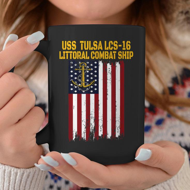 Uss Tulsa Lcs-16 Littoral Combat Ship Veterans Day Coffee Mug Funny Gifts