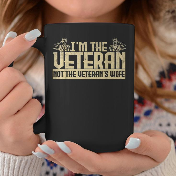 Veterans Day Army Im Veteran Not The Veterans Wife Coffee Mug Funny Gifts
