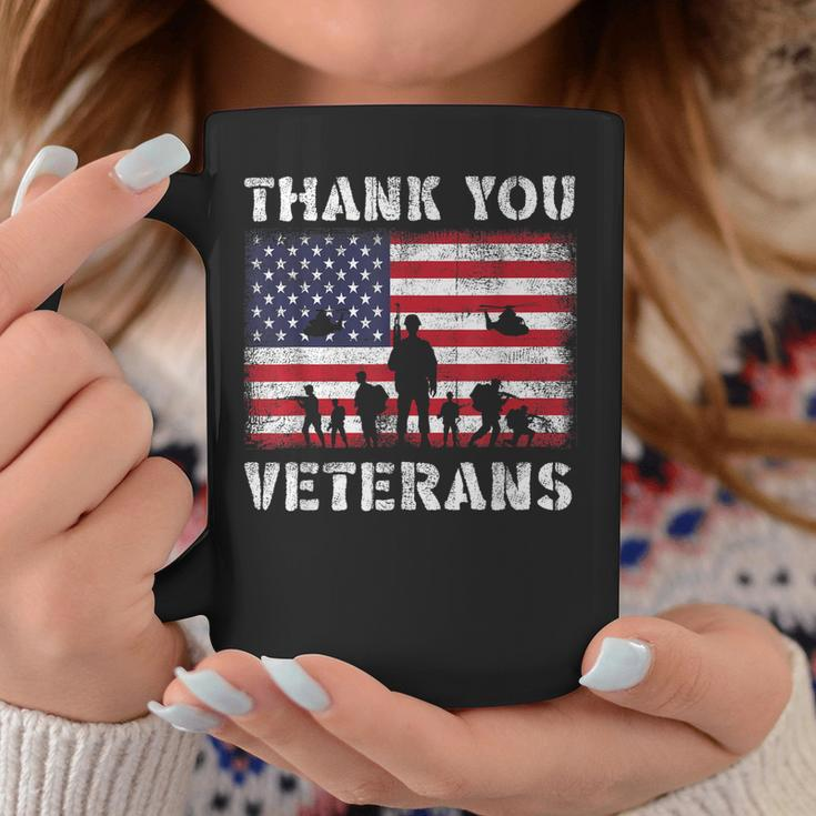 Veterans Day Thank You Veterans Usa Flag Patriotic Coffee Mug Funny Gifts