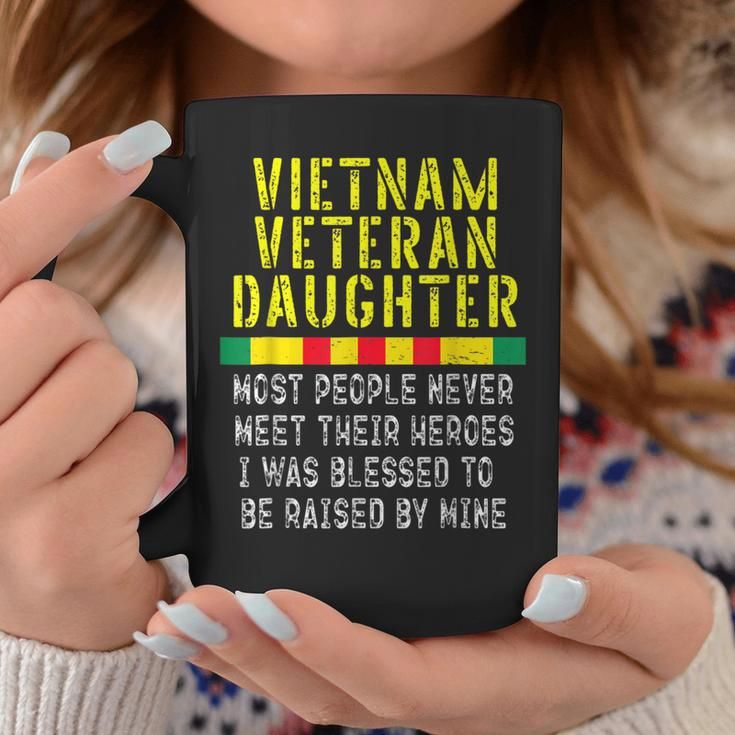 Vietnam Veteran Daughter Raised By My Hero War Veterans Coffee Mug Funny Gifts