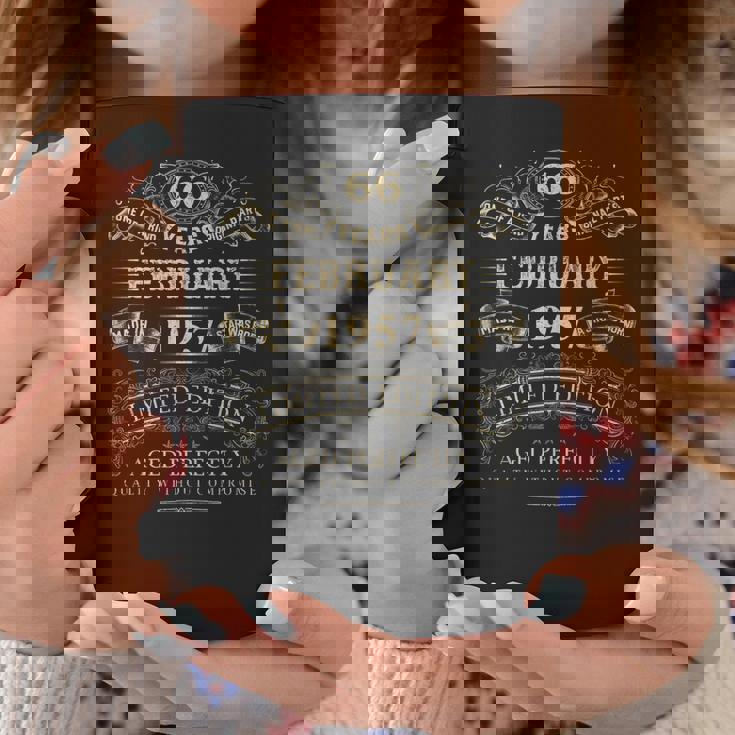 Vintage 1957 Outfit Tassen, für 66 Jahre alte Männer und Frauen Lustige Geschenke