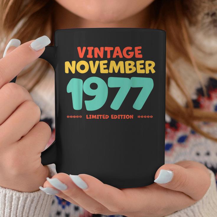 Vintage 1977 November Legend Born In November 1977 Geburtstag Tassen Lustige Geschenke