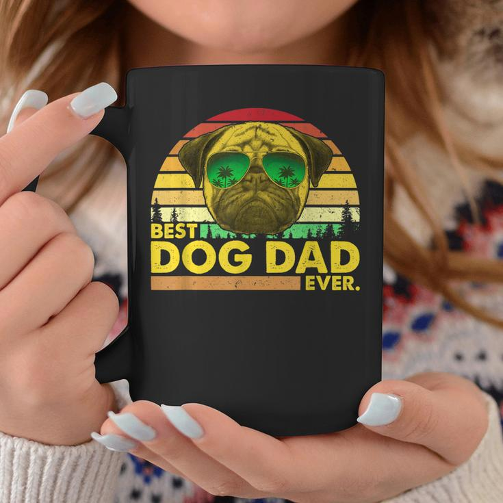 Vintage Best Pug Dad Ever Dog Daddy Father Coffee Mug Unique Gifts