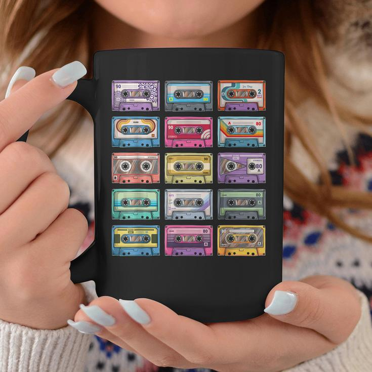 Vintage Cassette Tapes Collection 80S 90S Music Mixtape Coffee Mug Funny Gifts