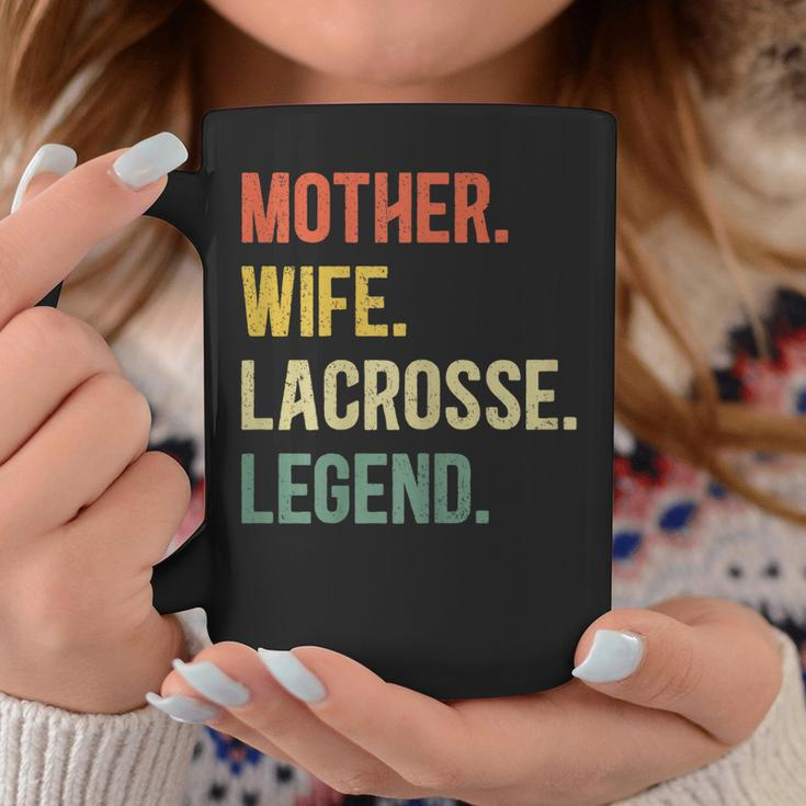 Vintage Mutter Frau Lacrosse Legende Retro Lacrosse Mädchen Tassen Lustige Geschenke