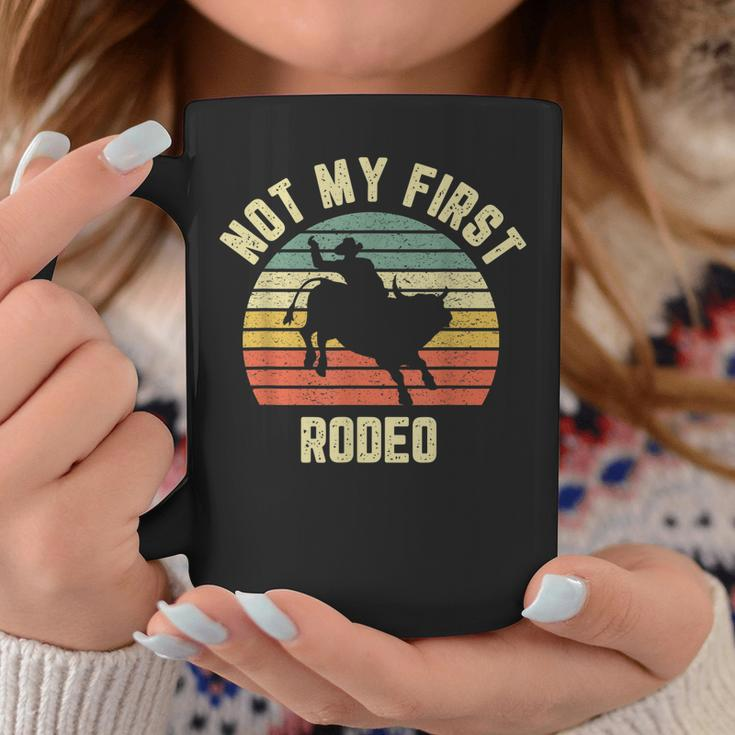 Vintage Not My First Rodeo Gift Idea Horse Guy Texas Ranch Coffee Mug Unique Gifts