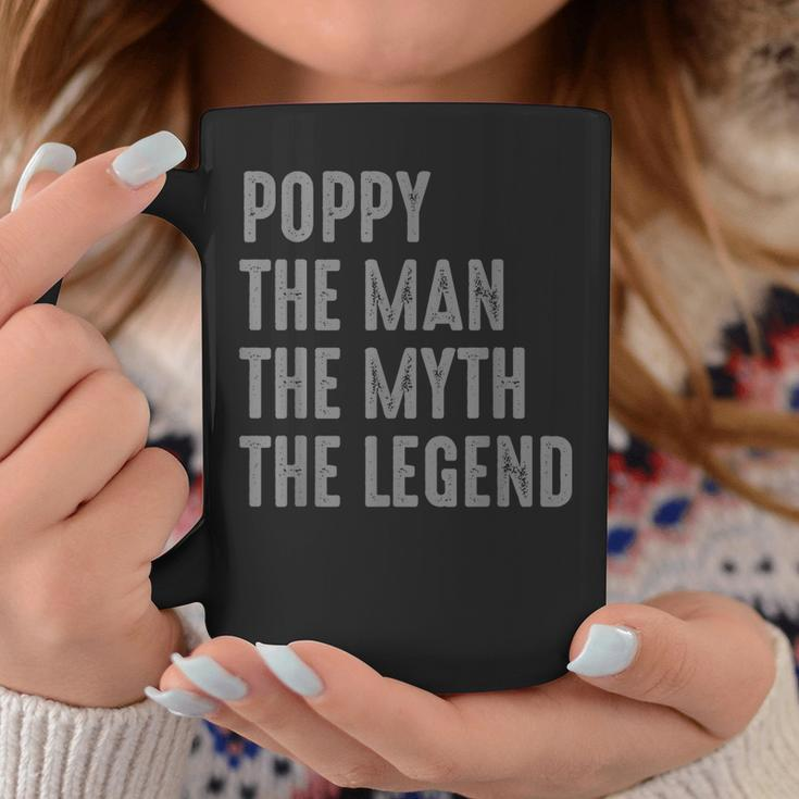 Vintage Poppy The Man The Myth The Legend Coffee Mug Funny Gifts