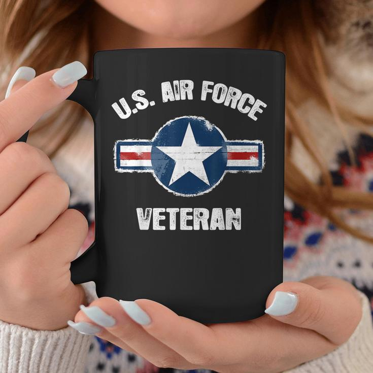 Vintage Us Air Force Veteran - Vintage Usaf Veteran Coffee Mug Funny Gifts