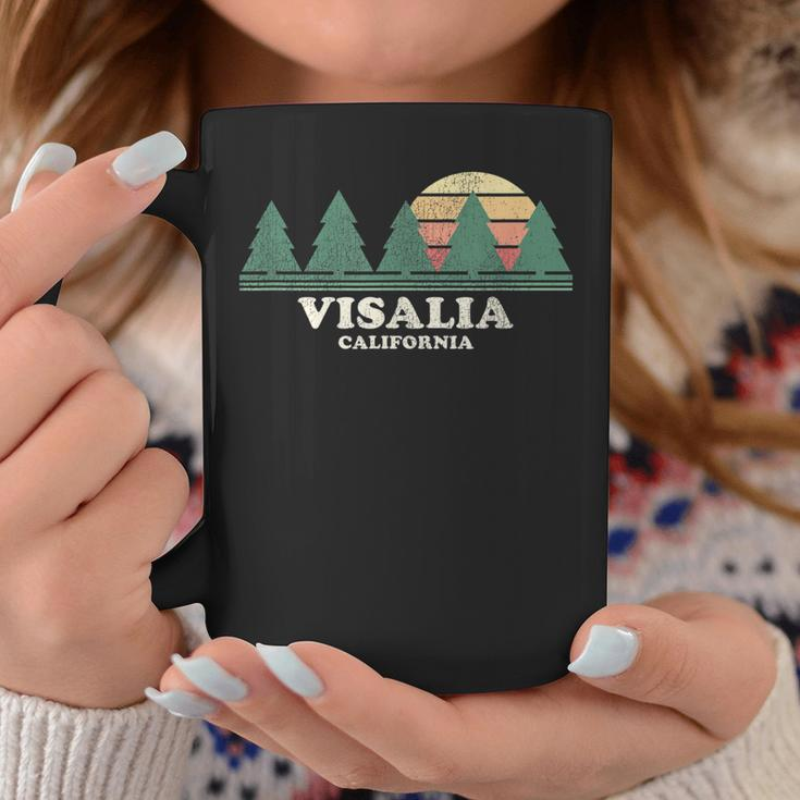 Visalia Ca Vintage Throwback Retro 70S Design Coffee Mug Funny Gifts