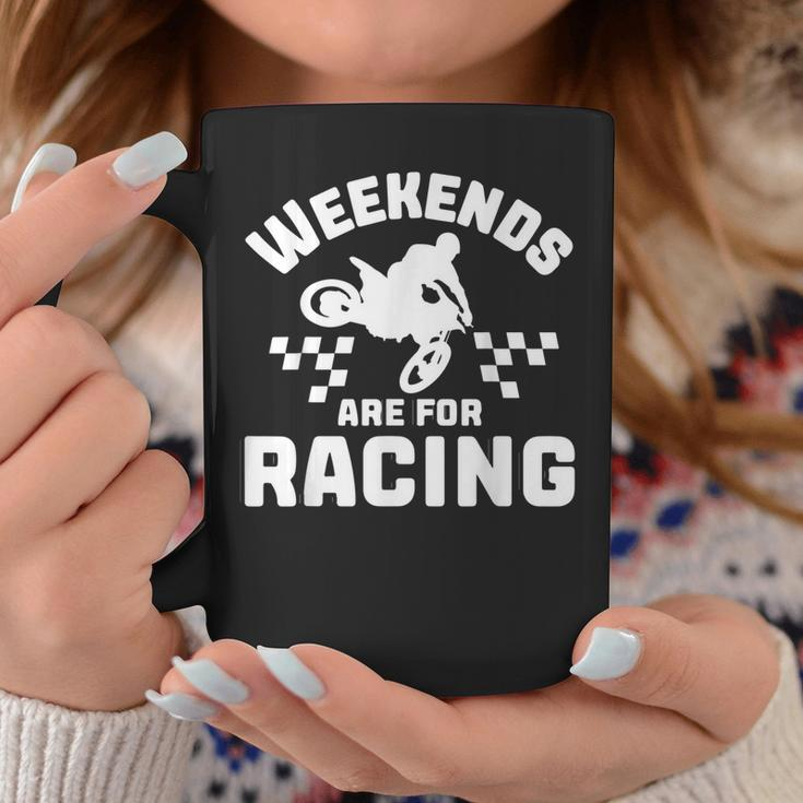 Weekends Are For Racing Funny Graphic For Women And Men Coffee Mug Unique Gifts