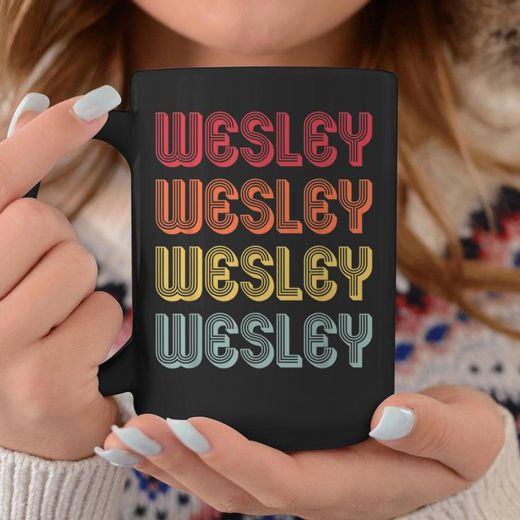 Wesley Gift Name Personalized Funny Retro Vintage Birthday Coffee Mug Funny Gifts