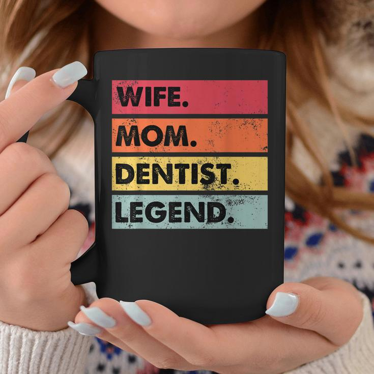 Wife Mom Dentist Legend Lustige Zahnärzte Mutter Frauen Tassen Lustige Geschenke