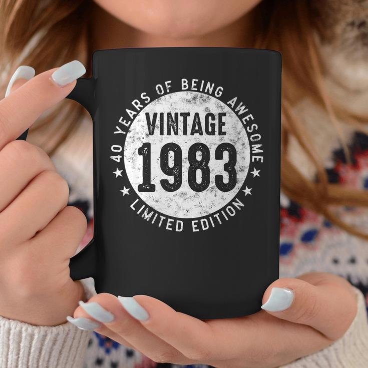 Womens 40 Year Old Gifts Vintage 1983 Limited Edition 40Th Birthday Coffee Mug Unique Gifts