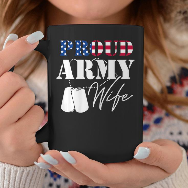 Womens Army Wife Veterans Day Military Patriotic Female Soldier Coffee Mug Funny Gifts