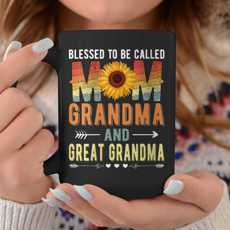 Womens Blessed To Be Called Mom Grandma Great Grandma Mothers Day Coffee Mug Unique Gifts