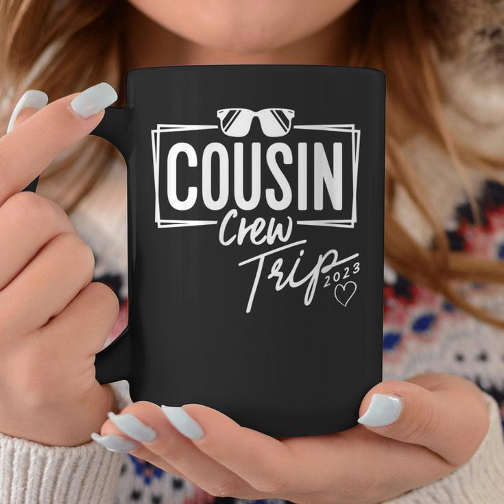 Womens Cousin Crew Trip 2023 Retro Reunion Matching Family Group Coffee Mug Unique Gifts