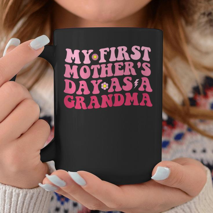 Womens Funny Mothers Day My First Mothers Day As A Grandma Coffee Mug Unique Gifts
