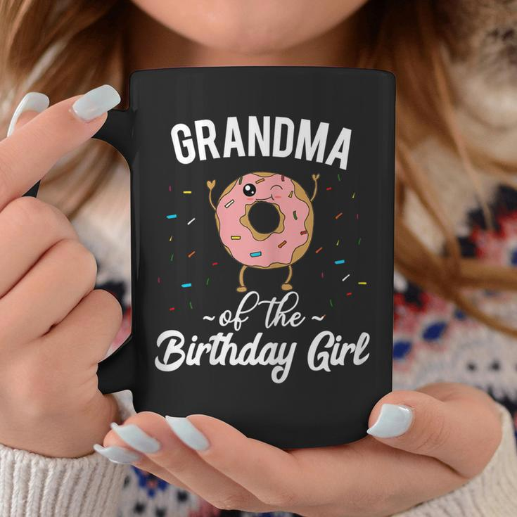 Womens Grandma Of The Birthday Girl Shirt Donut Tee Gift Coffee Mug Unique Gifts
