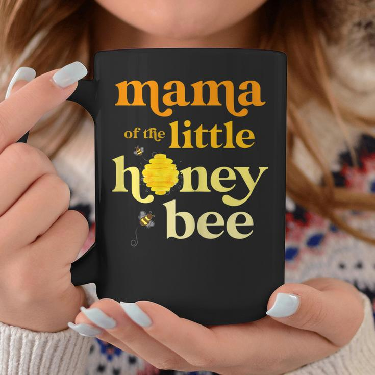 Womens Mama Of Little Honey Bee Birthday Gender Reveal Baby Shower Coffee Mug Funny Gifts