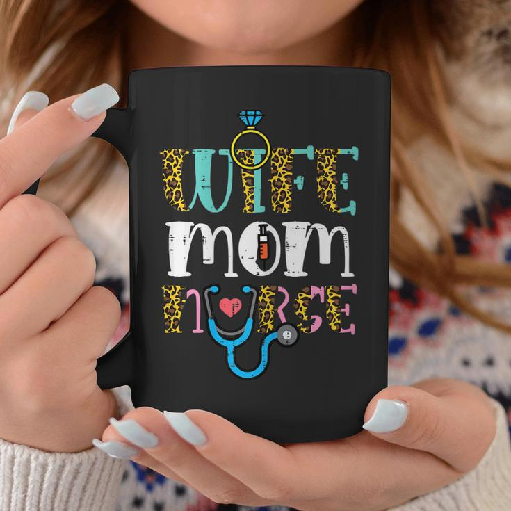 Womens Mothers Day Wife Mom Nurse Scrub Top Rn Mama Mommy Women Coffee Mug Unique Gifts