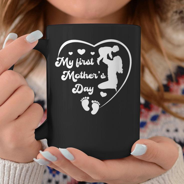 Womens My First Mothers Day - 1St Mothers Day - Cute New Mom Coffee Mug Unique Gifts