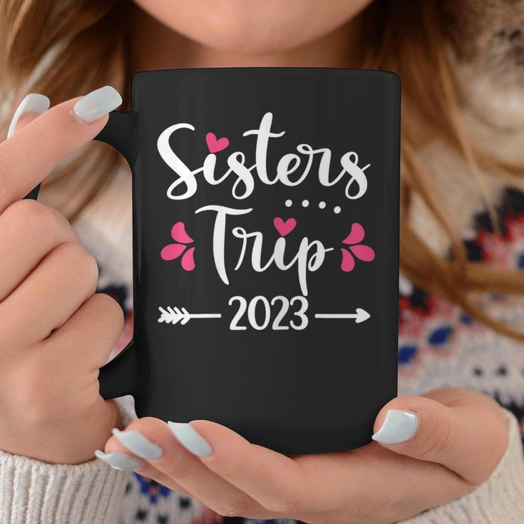 Womens Sisters Trip 2023 Vacation Travel Funny Sisters Weekend Coffee Mug Unique Gifts