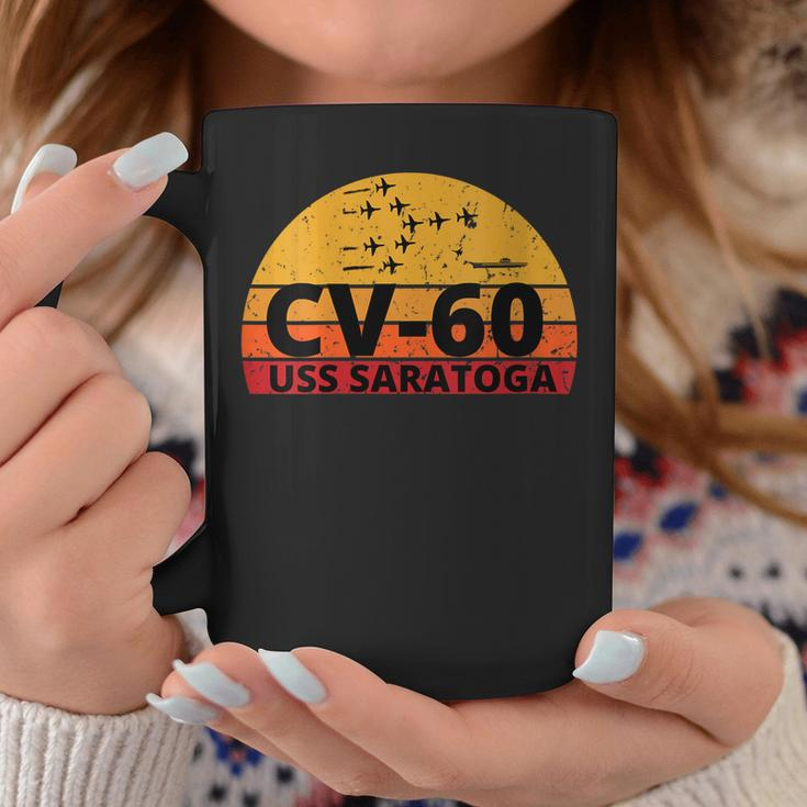 Womens Us Aircraft Carrier Cv-60 Uss Saratoga Coffee Mug Funny Gifts