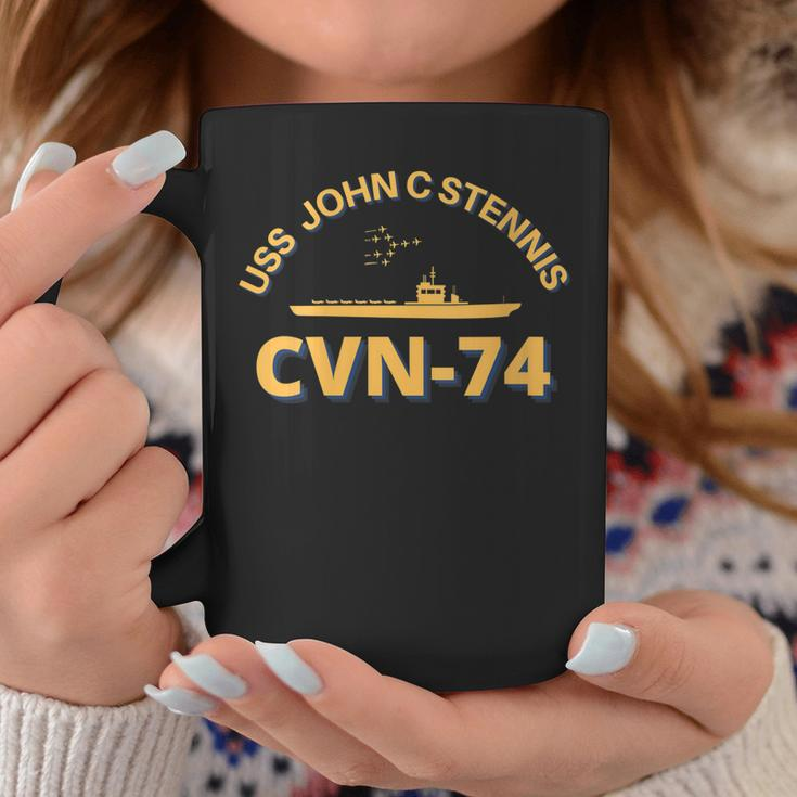 Womens Us Aircraft Carrier Cvn-74 Uss John C Stennis Coffee Mug Funny Gifts