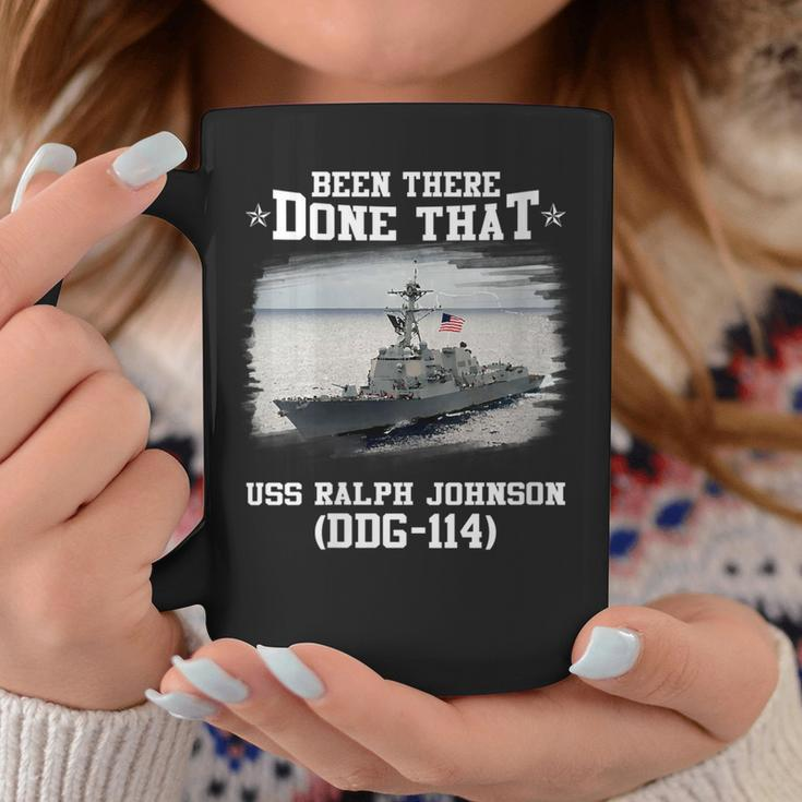 Womens Uss Ralph Johnson Ddg-114 Destroyer Class Veteran Father Day Coffee Mug Funny Gifts