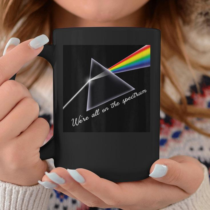 Womens We Are All On The Spectrum Autism Mom Life Autism Dad Life Coffee Mug Unique Gifts