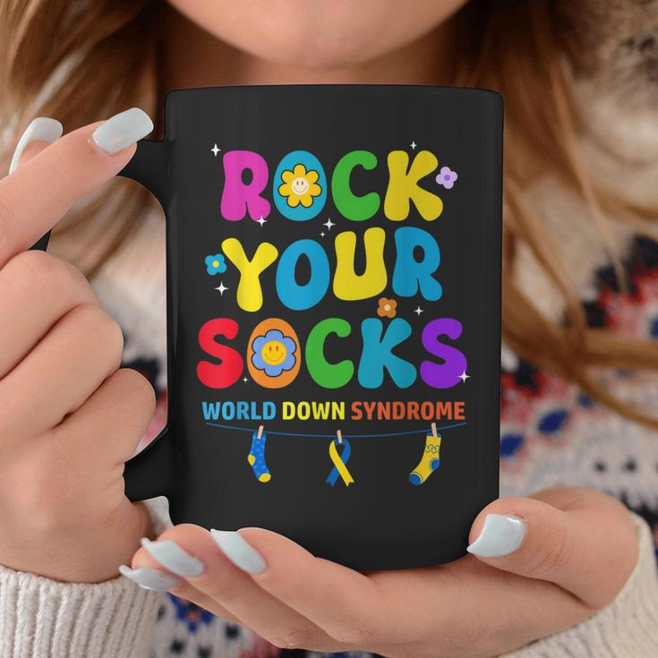 World Down Syndrome Day Rock Your Socks Awareness Coffee Mug Unique Gifts