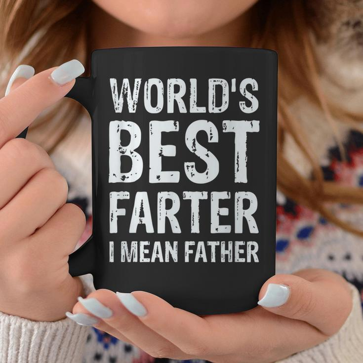 Worlds Best Farter I Mean Father Graphic Novelty Coffee Mug Unique Gifts