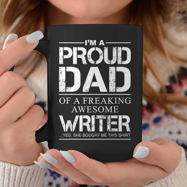 Writers Dad Proud Daddy Of Writer Fathers Day Gift Coffee Mug Funny Gifts