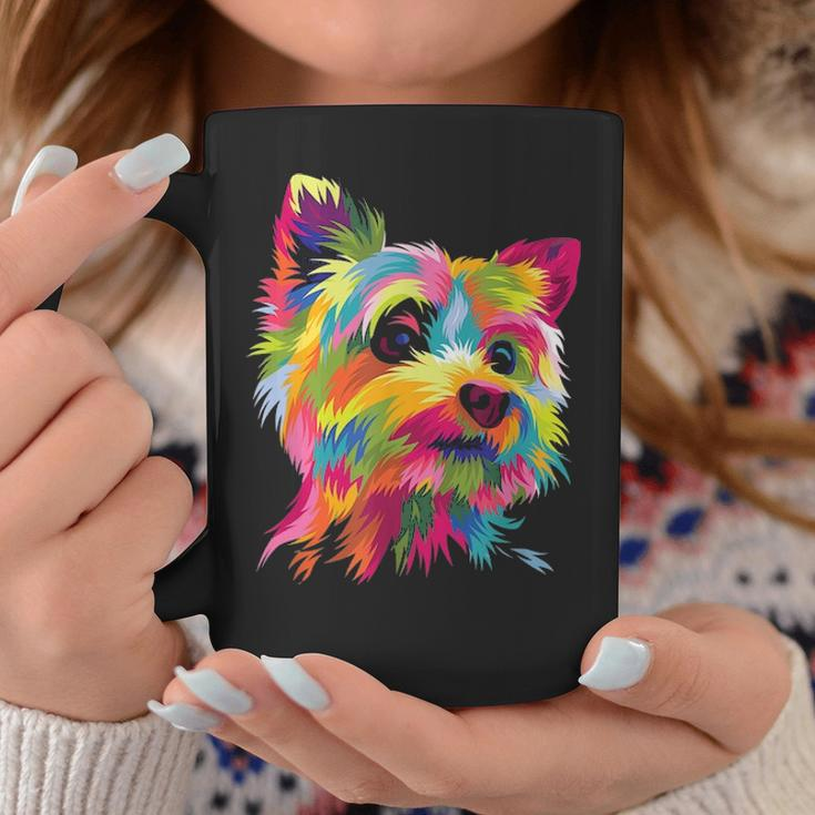 Yorkshire Terrier Funny Yorkie Pop Art Popart Dog Gift Coffee Mug Funny Gifts