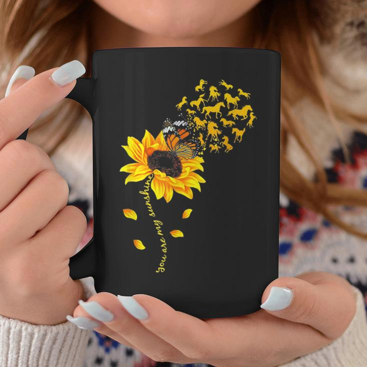 You Are My Sunshine Sunflower Horse For Men Woman Coffee Mug Unique Gifts