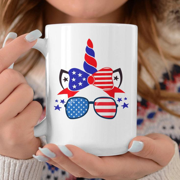 4Th Of July Unicorn Us Flag Patriotic Women Girls Kids Coffee Mug Unique Gifts