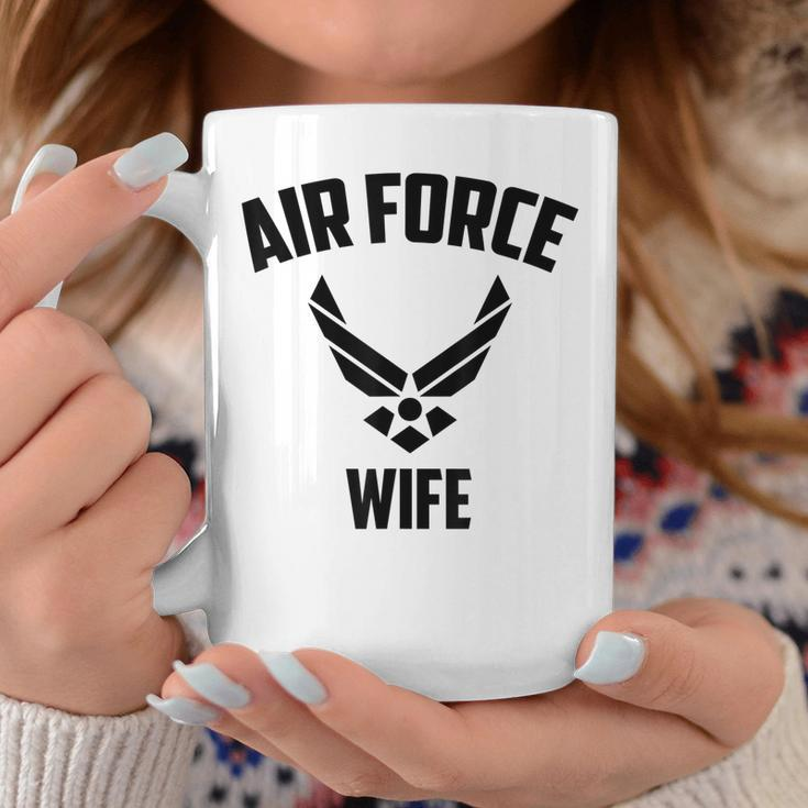 Cool Air Force Wife Gift | Best Proud Veteran Military Women Coffee Mug Funny Gifts