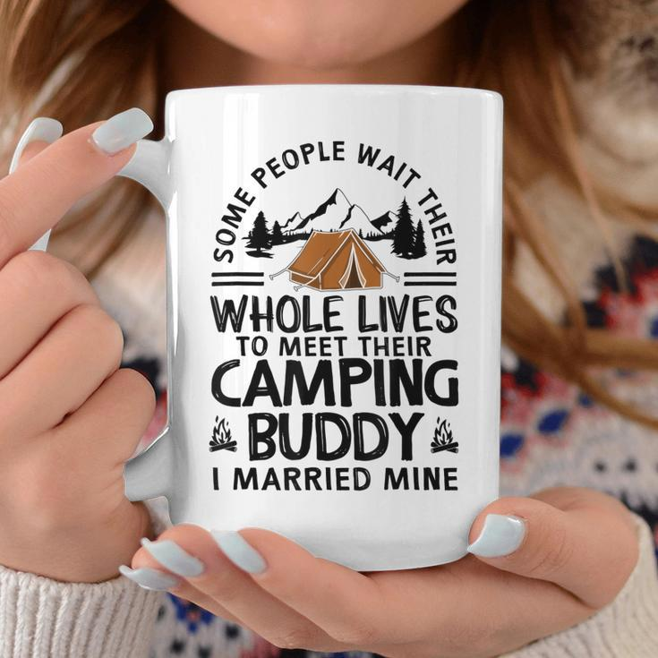 Cool Camping Buddies Gift For Men Women Funny Husband & Wife Coffee Mug Funny Gifts