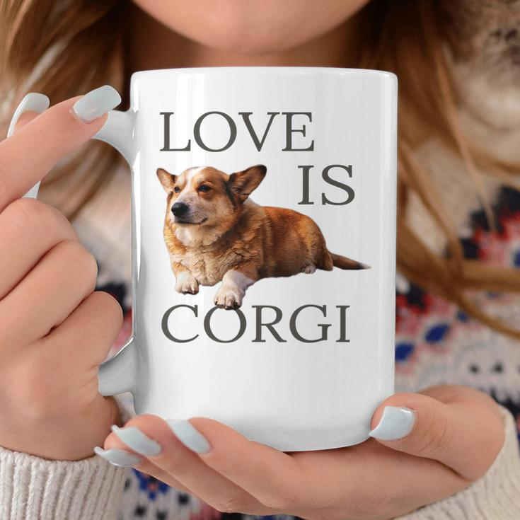 Corgi Men Women Kids Love Is Dog Mom Dad Gift Pet Coffee Mug Unique Gifts