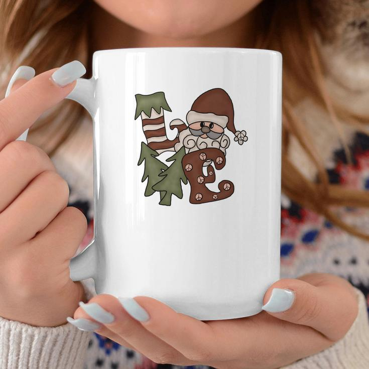 Cute Christmas Santa Love Coffee Mug Personalized Gifts