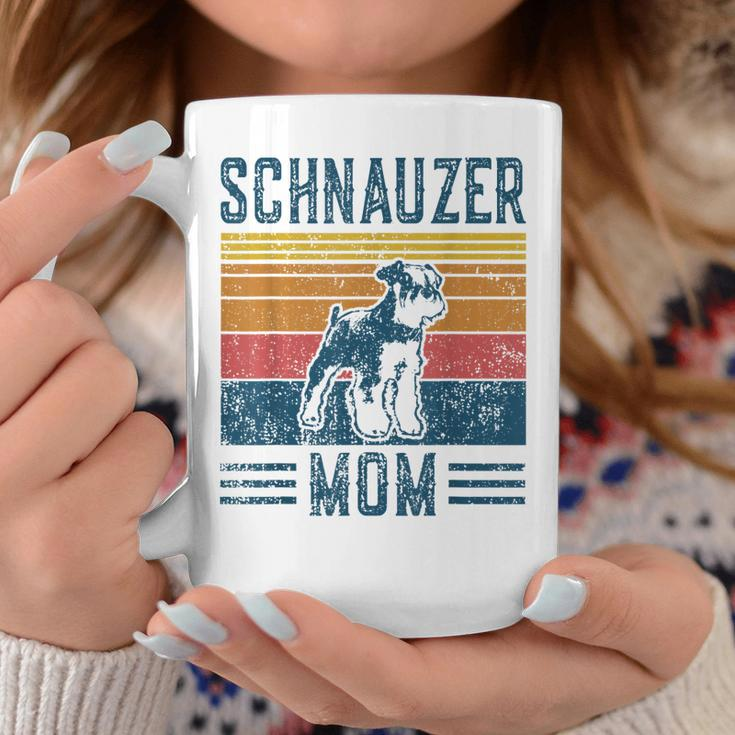 Dog Schnauzer Mom - Vintage Schnauzer Mom Coffee Mug Funny Gifts