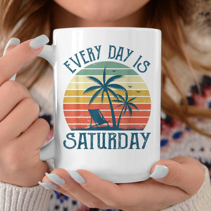 Every Day Is Saturday Funny Retirement Gift Men Women Coffee Mug Funny Gifts